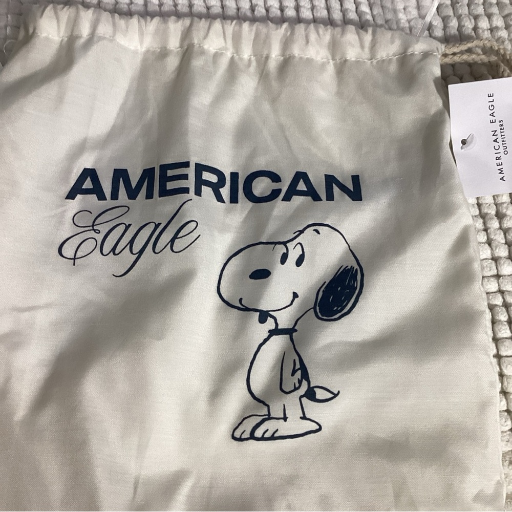American Eagle Outfitters Snoopy 2024 Plush with Dust Bag NWT - Picture 7 of 9